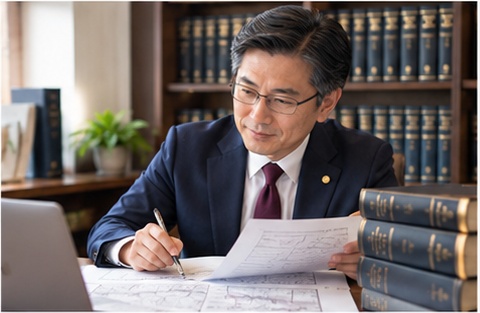 書類を確かめます