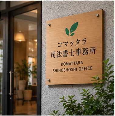 事務所の入口